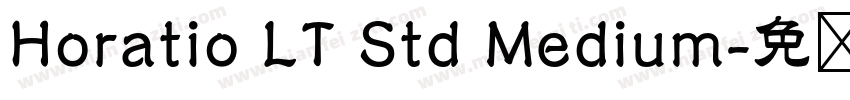 Horatio LT Std Medium字体转换
